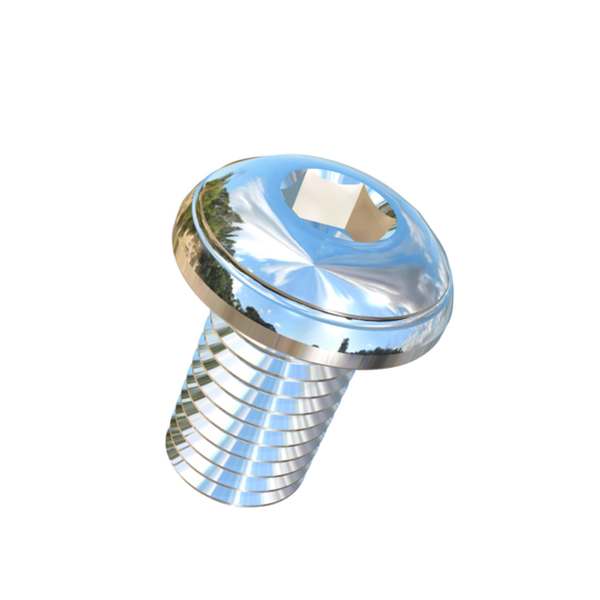 Titanium 1/4-28 X 7/16 UNF Button Head Socket Drive Allied Titanium Machine Screw